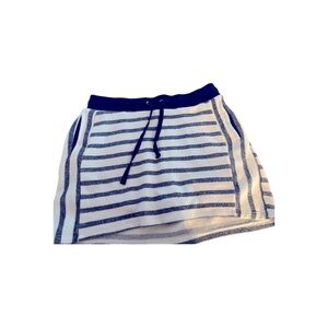 Jones New York cotton striped skort size M